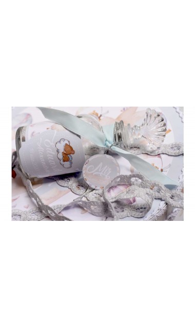 Trusou de botez cu ursuleti si baloane de aer cald Air Ballons Teddy Bear 24